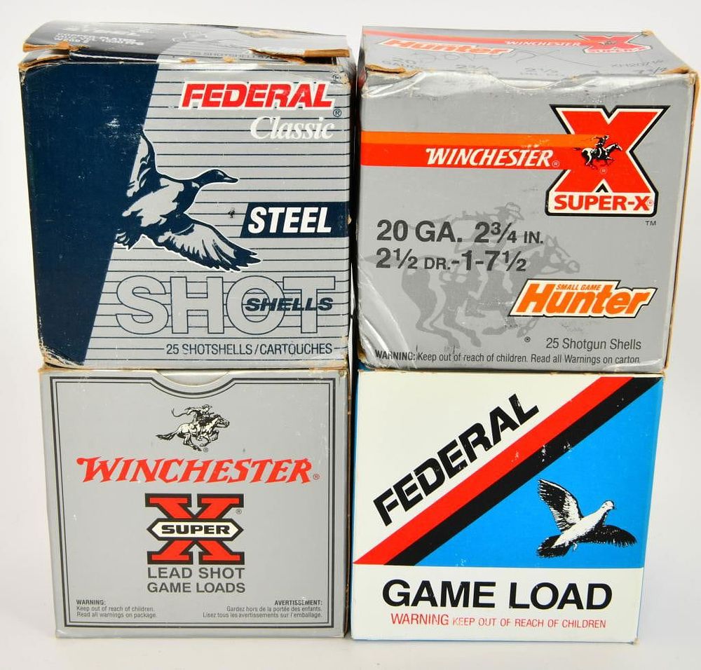 Lot 1631: 94 rds 20 Ga Various Shotshells