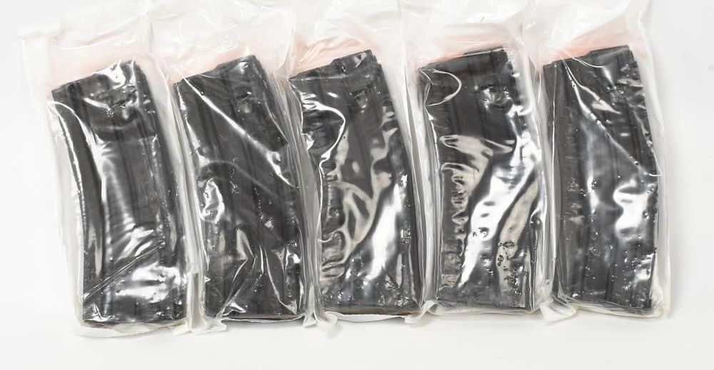 Lot 59: 5 New in Package AR-15 30 Round Magazines