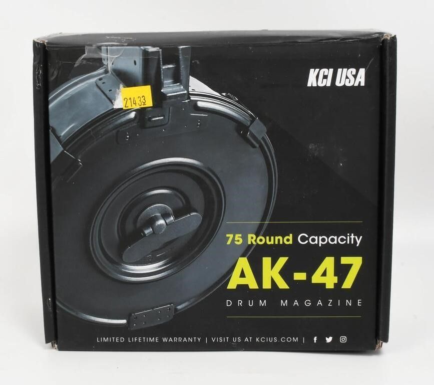 Lot 68: New In The Box KCI USA AK-47 Rotary Magazine
