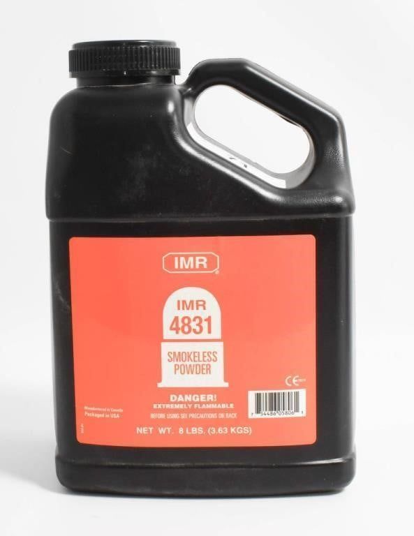 Lot 71: 8 LBS Of IMR 4831 Smokeless Gun Powder