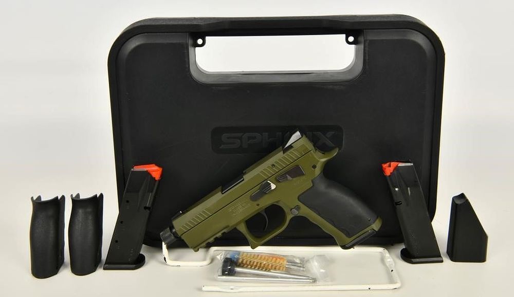 Lot 75: Rare Sphinx SDP Compact 9mm Semi Auto Pistol