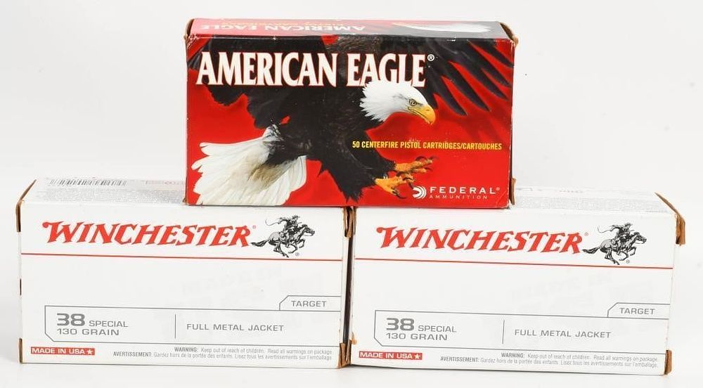Lot 88: 150 rds 38 Special Ammunition, NIB