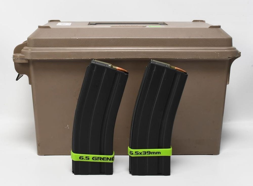 Lot 94: 360 Rounds of 6.5 Grendel in 13 Metal Magazines
