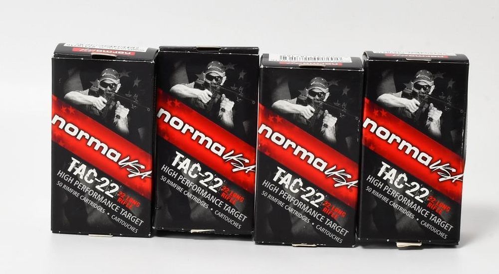 Lot 127: 200 Rounds Of Norma .22 LR Ammunition