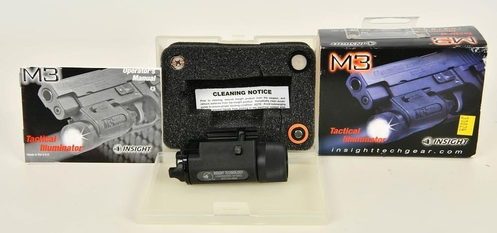 Lot 146: Insight M3 Tactical Illuminator Flashlight