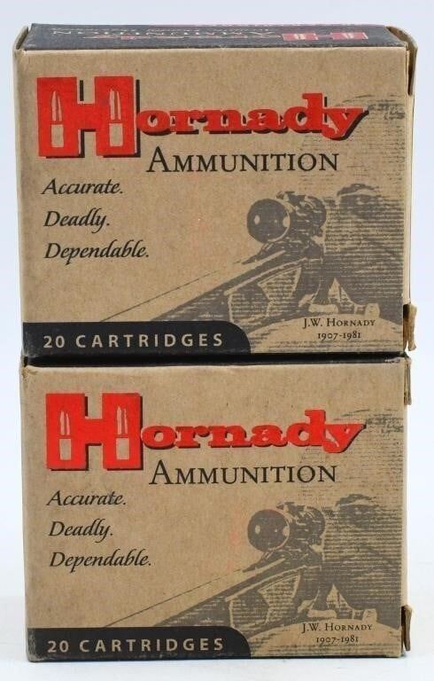 Lot 148: 40 Rounds of Hornady Custom .454 Casull Ammunition...