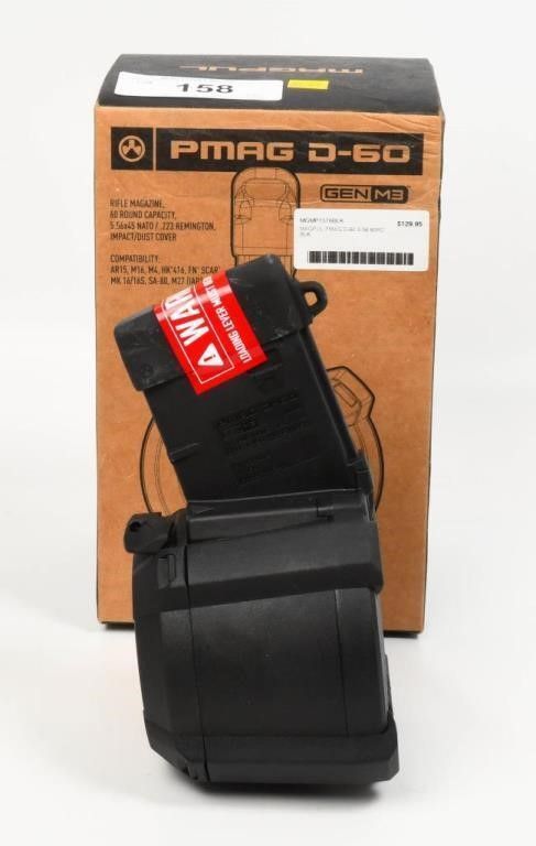 Lot 158: Magpul Pmag Gen M3 Rotary 5.56x45 Magazine