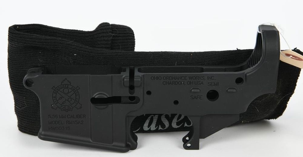 Lot 175: Ohio Ordnance Works RM15A2 Stripped Lower Receiver