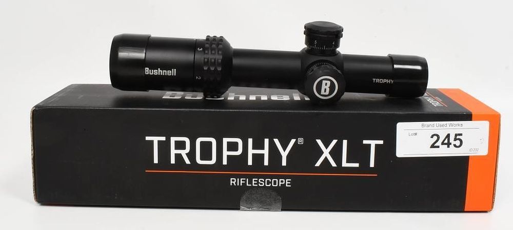 Lot 245: New In Box Bushnell Trophy XLT 1-4x24 Riflescope