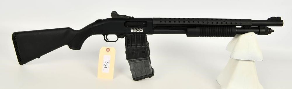 Lot 264: Mossberg 590M Mag-Fed Pump Action Shotgun