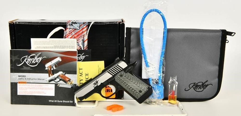 Lot 267: Kimber Micro 9 CSE Semi-Auto Pistol 9mm