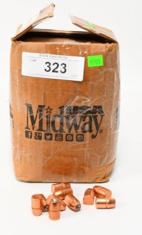 Lot 323: Approx 450 Ct Of .45 Caliber Reloading Bullet Tips