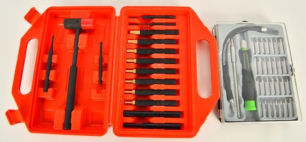 Lot 377: Winchester Roll Punch Pin Kit W/ Torque Bit Screw