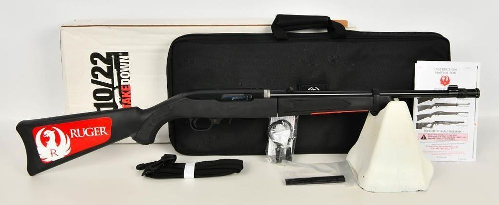 Lot 378: NEW Ruger 10/22 Take Down W/ Flash Suppressor