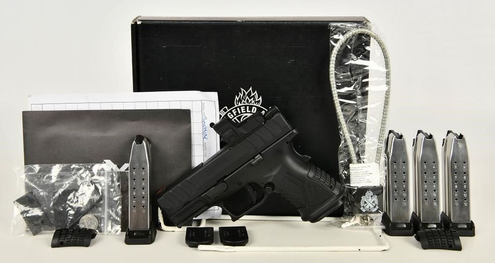 Lot 387: Springfield XD-M Elite Compact OSP W/ Hex Dragonfl