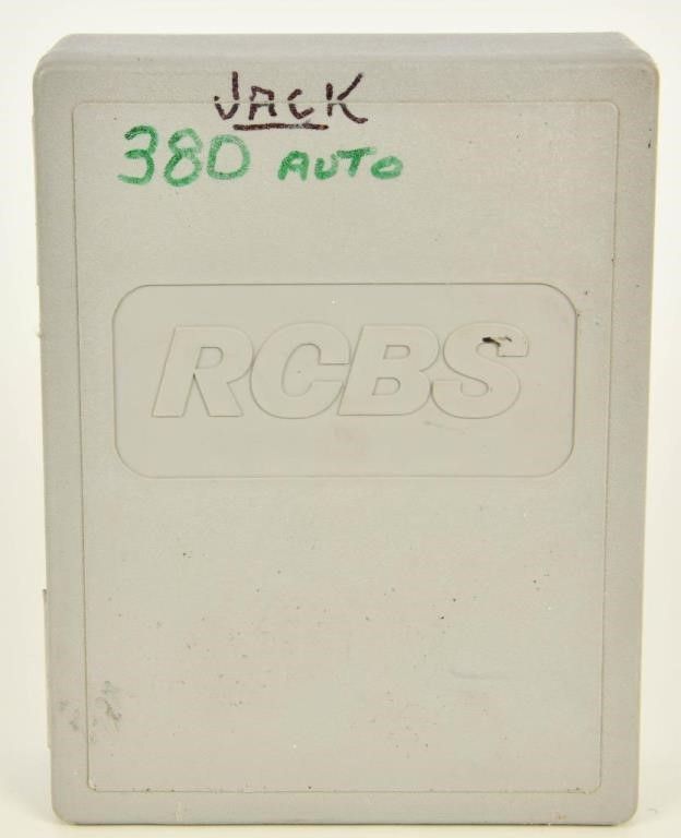 Lot 392: 3 RCBS Carbide Reloading Dies For .380 ACP