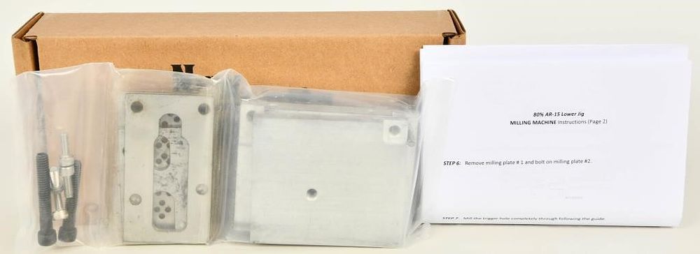 Lot 439: New Frontier Armory 80% AR-15 Lower Completion Jig