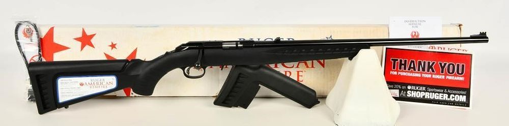 Lot 498: NEW Ruger American Rimfire Bolt Action Rifle .22