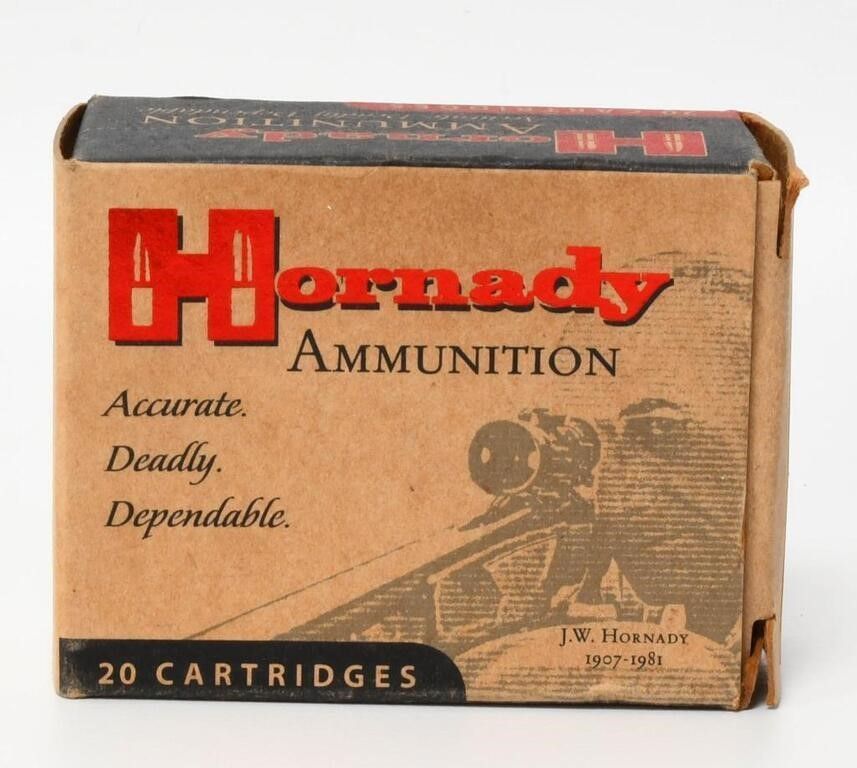 Lot 553: 20 rds Hornady 357 SIG 124 gr XTP ammo