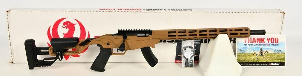 Lot 570: Ruger Precision Rimfire Rifle FDE .22 LR