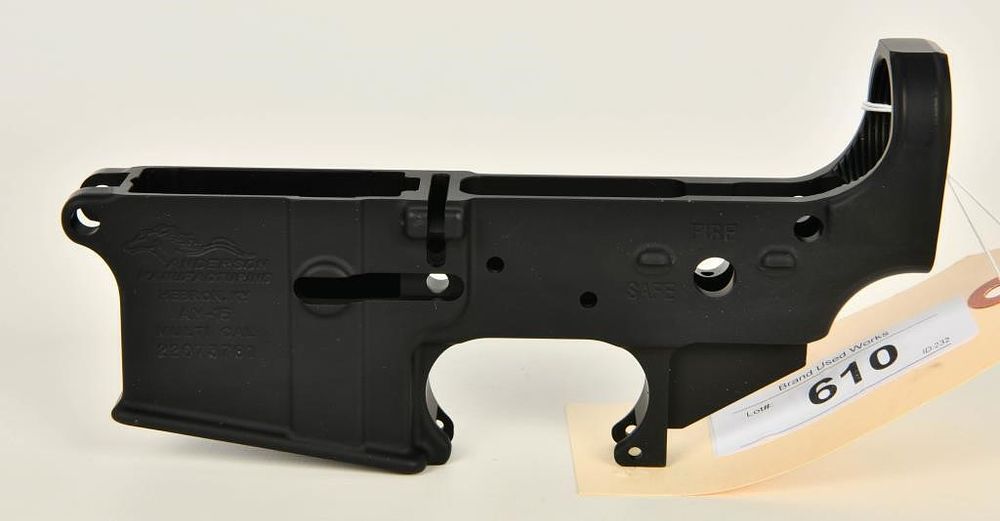 Lot 610: NEW Anderson AM-15 Stripped Lower Receiver