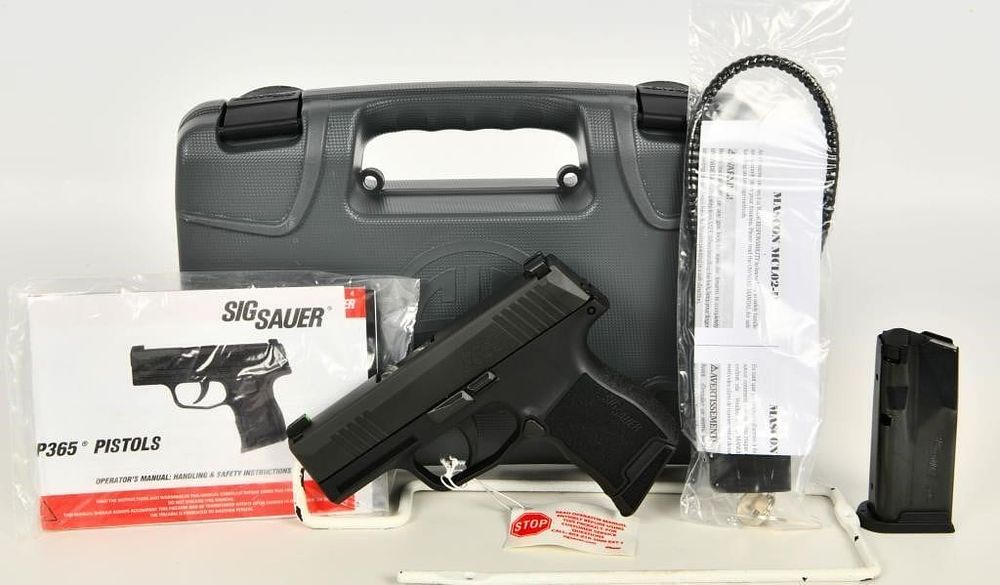 Lot 645: SIG Sauer P365 Micro-Compact 9mm Semi Auto