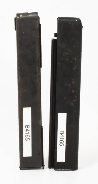 Lot 698: 2 Unmarked Metal Stick Magazines