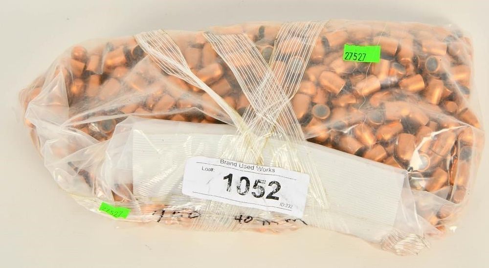 Lot 1052: Approx 700 Count Of .40 Caliber Reloading Bullet