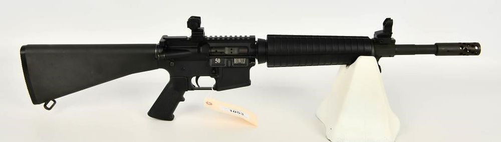 Lot 1053: Bushmaster XM15-E2S Semi Auto Rifle .50 Beowulf