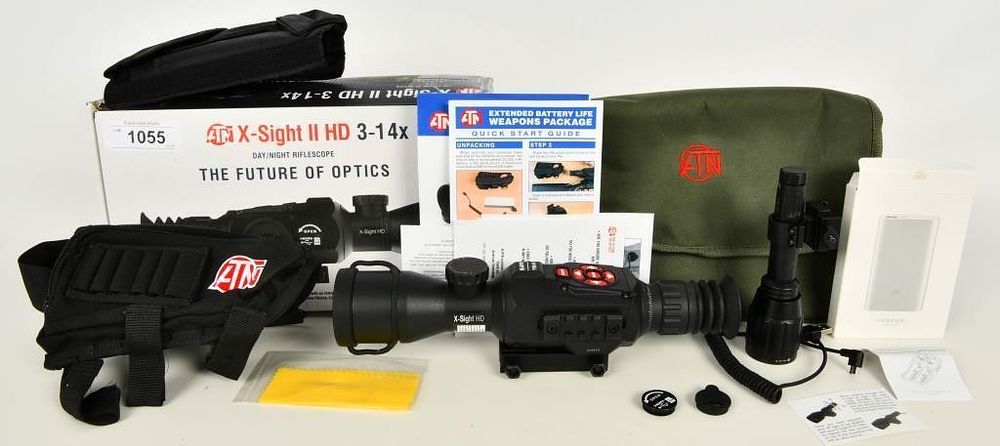 Lot 1055: ATN X-Sight II HD 5-20 Smart Day/Night Rifle Scope