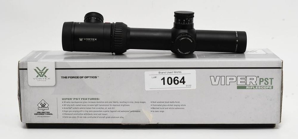 Lot 1064: Vortex Optics Viper PST Rifle Scope