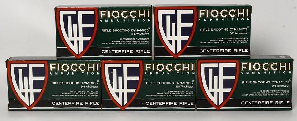 Lot 1066: 100 Rounds Fiocchi Shooting Dynamics .308 Win