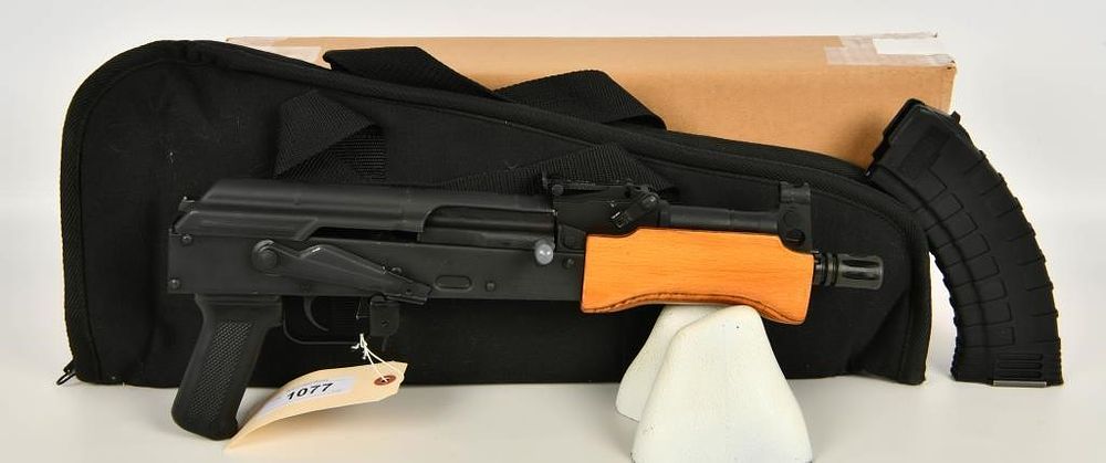 Lot 1077: Romanian Mini Draco AK47 Pistol 7.62x39MM
