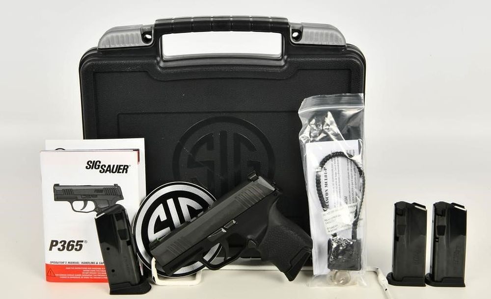 Lot 1086: NEW SIG Sauer P365 Micro-Compact 9mm Semi Auto