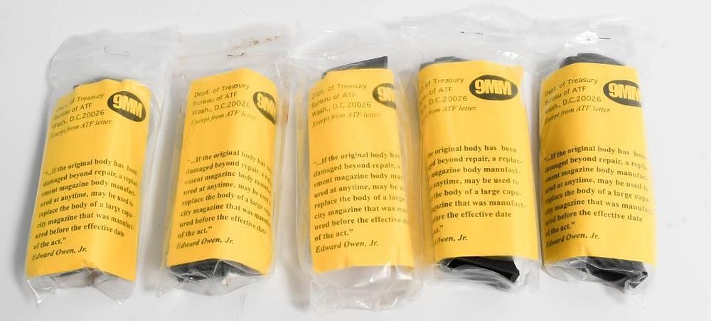 Lot 1118: 5 New Scherer 9mm Replacement Magazine Bodies
