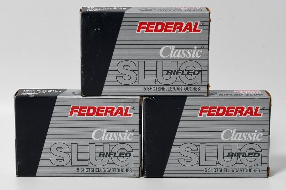 Lot 1126: 13 Rounds of Federal Classic 16 Ga Rifled Slugs