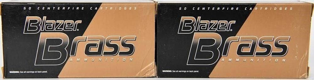 Lot 1135: 100 rds of Blazer .45 auto ammo 230 gr FMJ