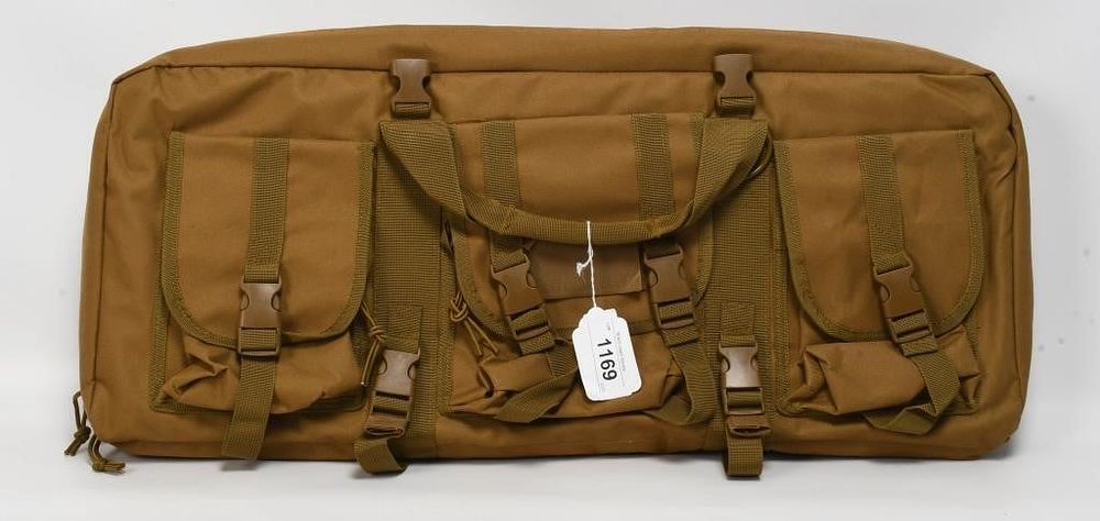 Lot 1169: Desert Tan Tactical Dual Takedown Soft Padded Case