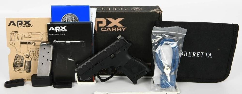 Lot 1182: Beretta APX A1 Carry Semi Auto Pistol 9mm