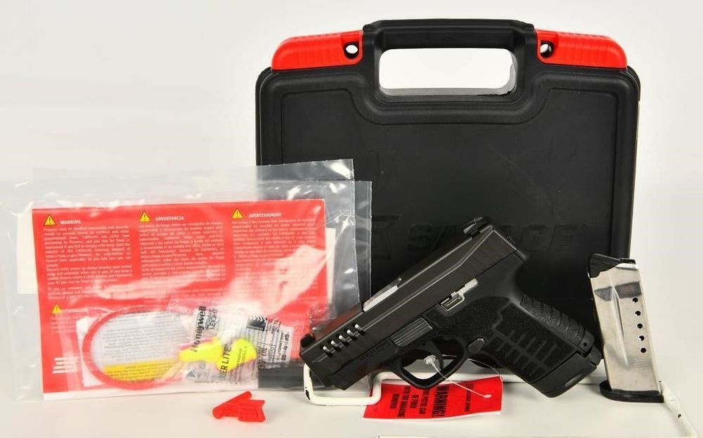 Lot 1206: NEW Savage Arms Stance 9mm Luger Semi Auto Pistol