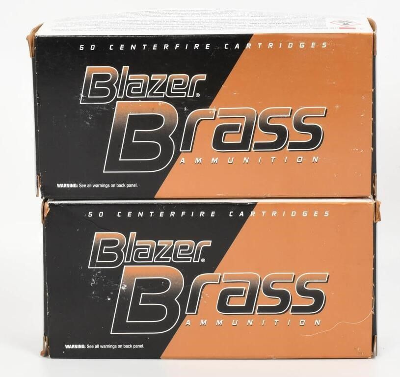 Lot 1207: 100 Rounds Of Blazer .38 Special Ammunition 125...