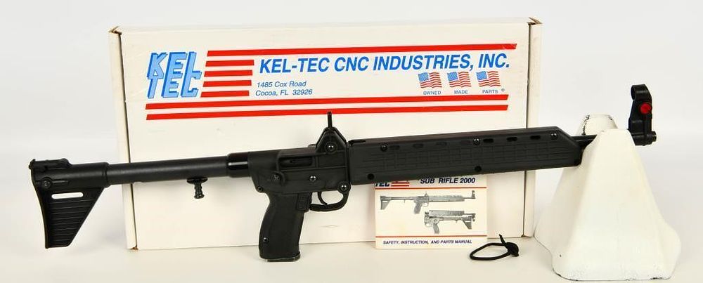 Lot 1218: Kel-Tec SUB2000 9mm Luger Folding Rifle Beretta
