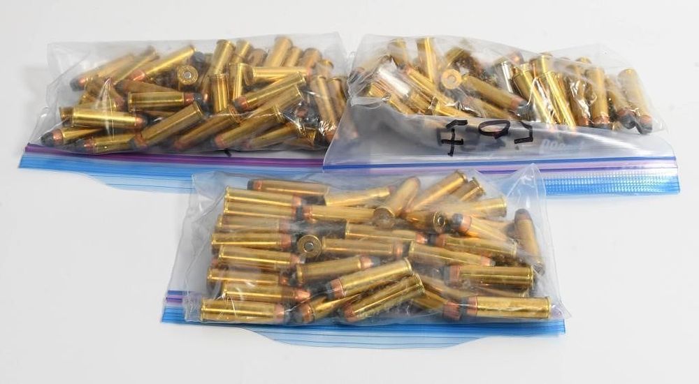 Lot 1240: 150 Rounds Of .357 Magnum Ammunition Brass Cased...