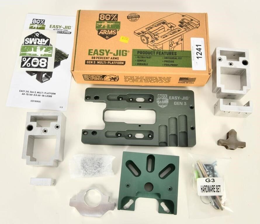 Lot 1241: NIB Arms 80% Gen 3 Multi Platform Easy Jig