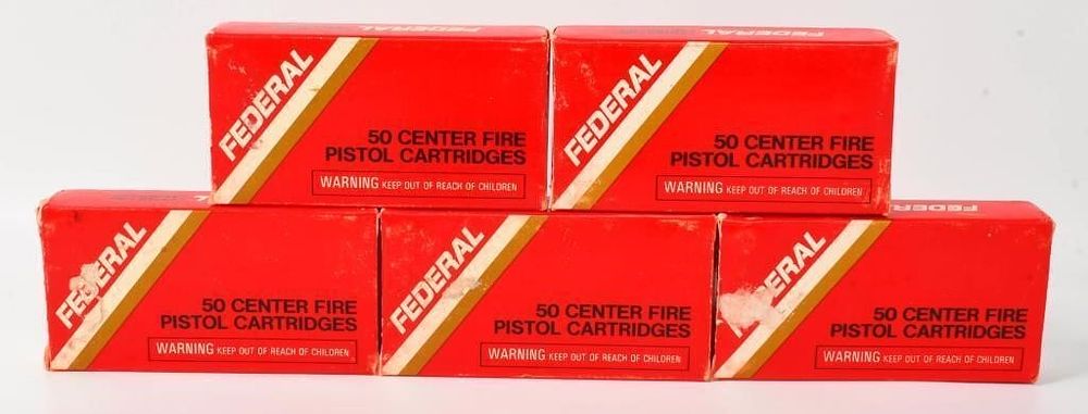 Lot 1273: 250 Rounds of Federal .380 ACP Ammunition