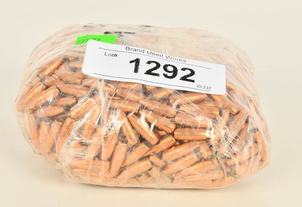 Lot 1292: 1000 Count of .223 Caliber Reloading Bullet Tips