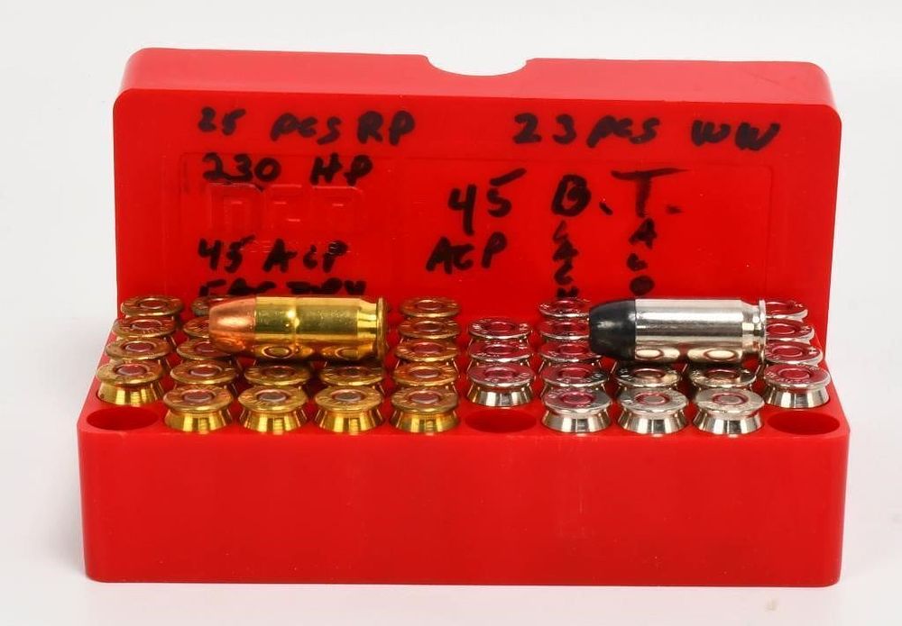 Lot 1312: 48 Rounds Of Mixed .45 ACP Ammunition