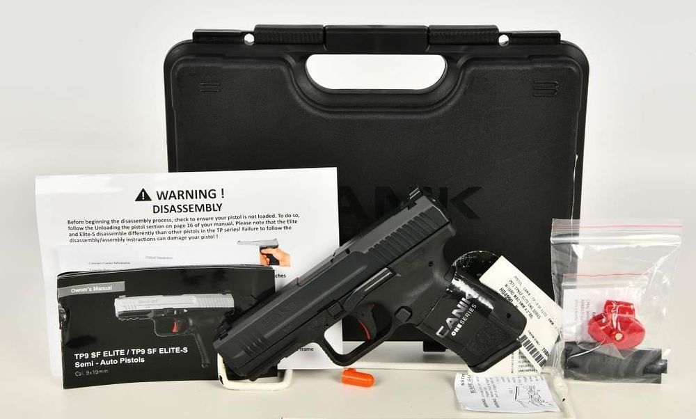 Lot 1356: NEW Century Arms Canik TP9 Elite SC 9mm Subcompact