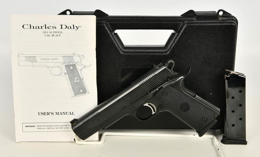 Lot 1368: Charles Daly 1911 A1 Field Semi- Auto .45 ACP