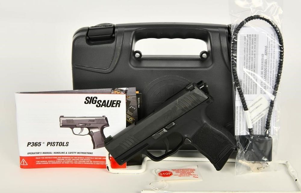 Lot 1374: SIG Sauer P365 Micro-Compact 9mm Semi Auto